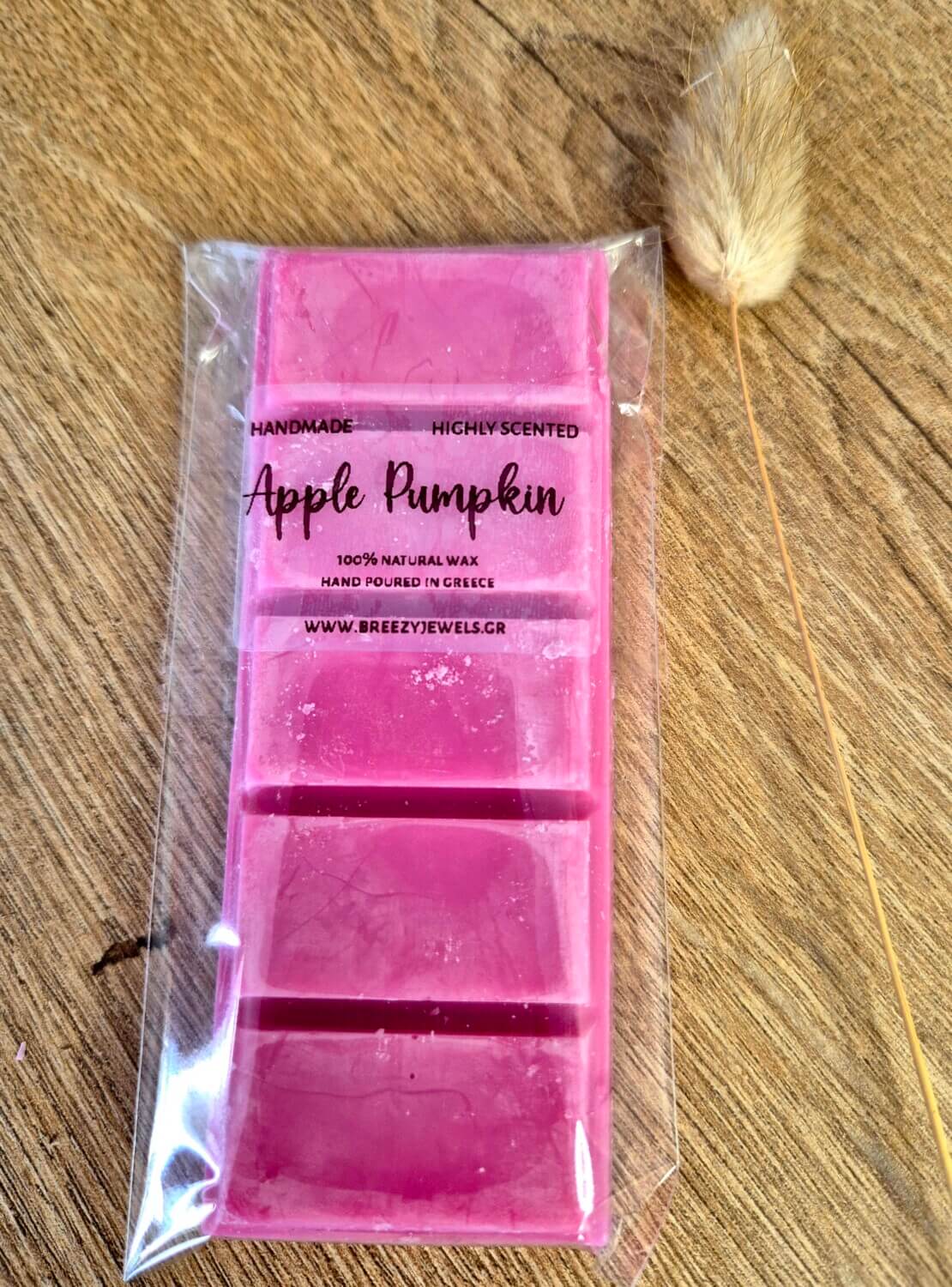 Φυτικά Wax Melts Apple Pumpkin Snap Bar