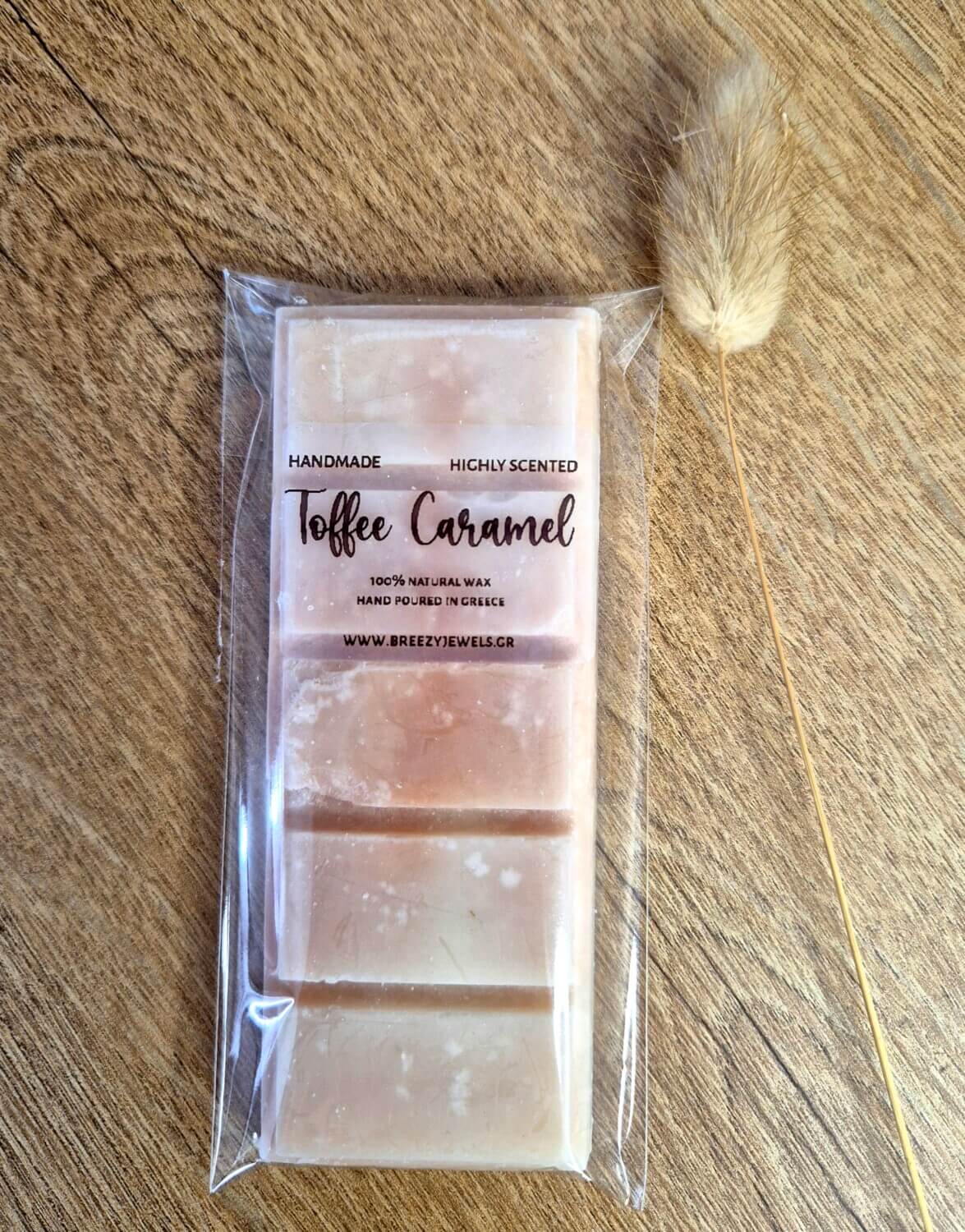 Φυτικά Wax Melts Toffee Caramel Snap Bar
