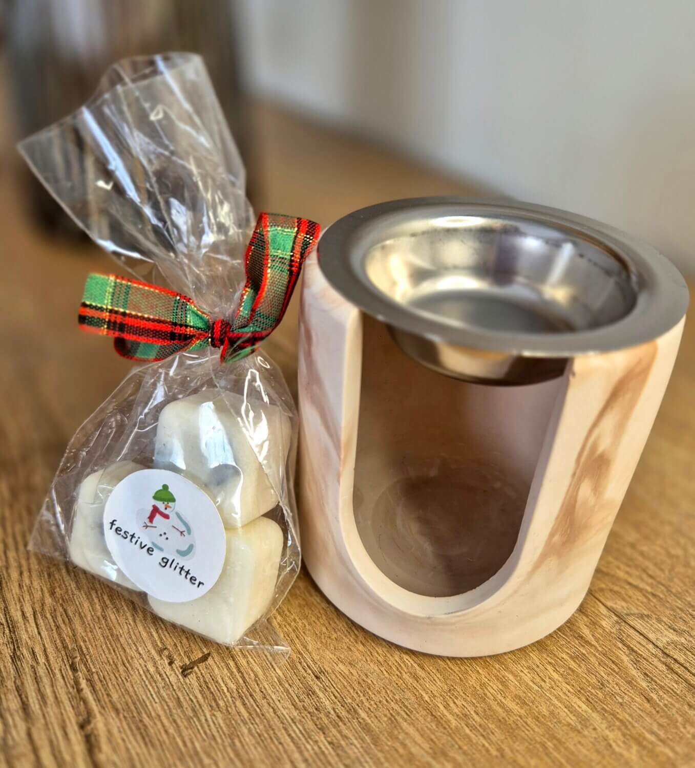 Χειροποίητος Κεραμικός Καυστήρας με Δώρο Wax Melts