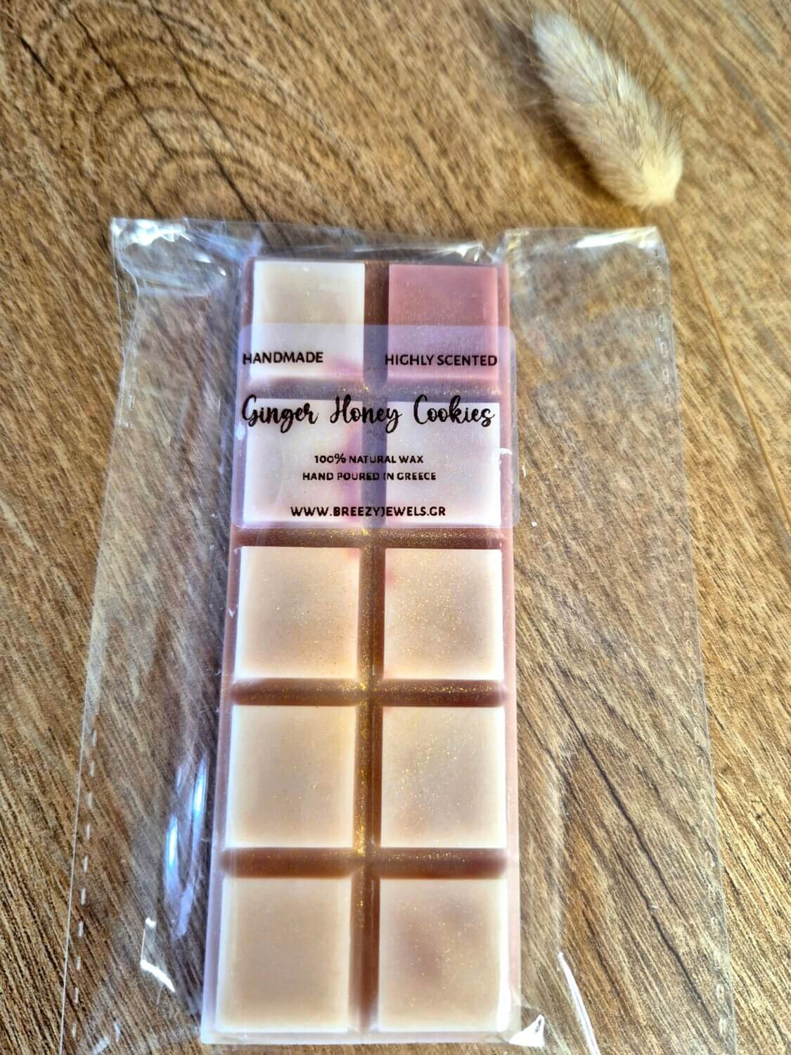 Φυτικά Wax Melts Ginger Honey Cookies Snap Bar